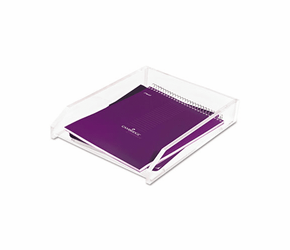 KTKAD10 Single Letter Tray, Acrylic, Clear By KANTEK INC.