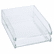 KTKAD15 Double Letter Tray, Two Tier, Acrylic, Clear By KANTEK INC.