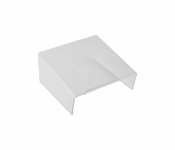 KTKATS580 Clear Acrylic Angled Telephone Desk Stand, 10 x 9 1/2 x 4 1/2, Clear By KANTEK INC.