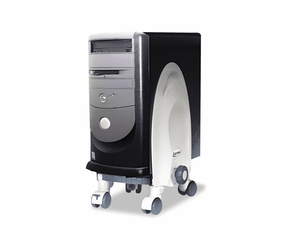 KTKCS270G Deluxe Mobile CPU Stand, 12w x 12d x 18h, Gray By KANTEK INC.