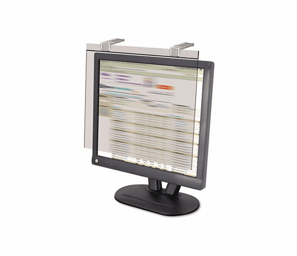 KTKLCD20WSV LCD Protect Acrylic Monitor Filter w/Privacy Screen, 20" LCD Screens, Silver By KANTEK INC.
