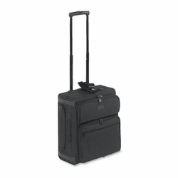 KTKLGCC218 Rolling Dual-Side Laptop/Overnight Case, Nylon, 16 x 9 x 18, Black By KANTEK INC.