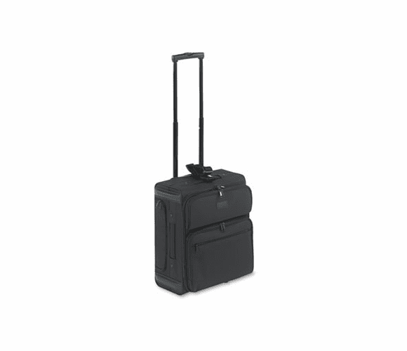 KTKLGCC218 Rolling Dual-Side Laptop/Overnight Case, Nylon, 16 x 9 x 18, Black By KANTEK INC.