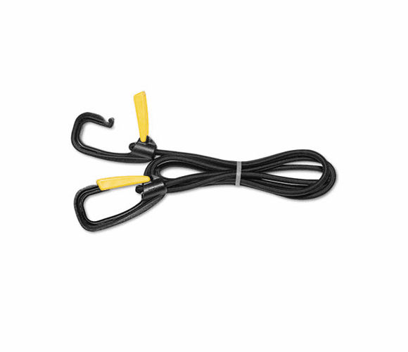 KTKLGLC10 Bungee Cord w/Locking Clasp, Black, 72" By KANTEK INC.