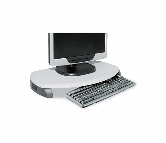KTKMS280 CRT/LCD Stand with Keyboard Storage, 23 x 13 1/4 x 3, Gray By KANTEK INC.