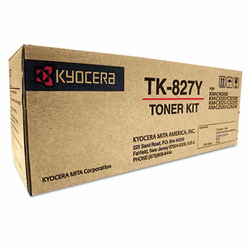 KYOTK827Y TK827Y Toner, 7,000 Page-Yield, Yellow By MITA