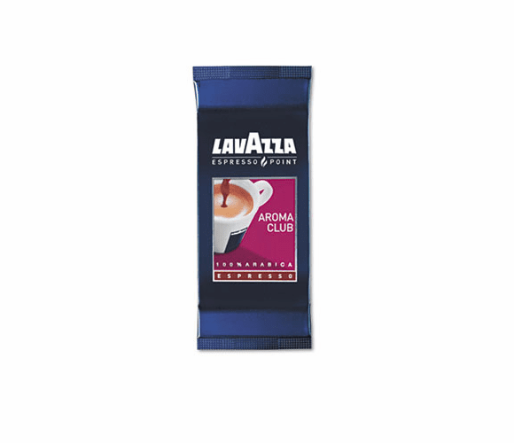 LAV0470 Espresso Point Cartridges, Aroma Club 100% Arabica Blend, .25 oz, 100/Box By LAVAZZA