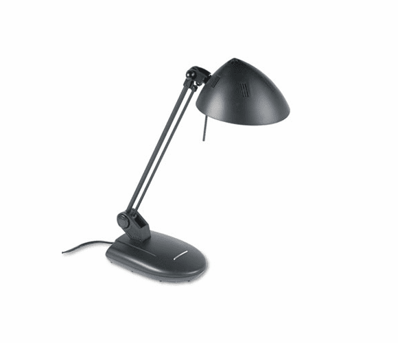 LEDL281MB High-Output Three-Level Halogen Desk Lamp, 17 Inch Reach, Matte Black By LEDU CORP.