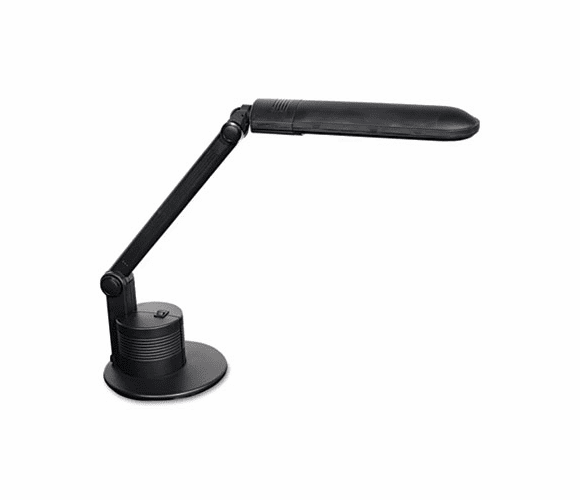 LEDL365MB Fluorescent Energy Saver Desk Lamp, Weighted Base, 15 Inch, Matte Black By LEDU CORP.