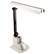 LEDL9008 Fluorescent Desk Lamp, Electronic Ballast, Folding Shade, 15-1/2 Inch, Silver By LEDU CORP.