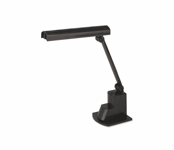 LEDL9014 Fluorescent Desk Lamp, Electronic Ballast, Folding Shade, 15-1/2 Inches, Black By LEDU CORP.