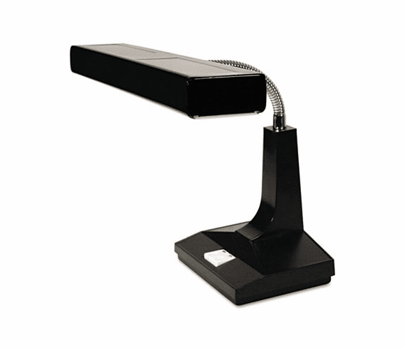 LEDL9027 Adjustable Fluorescent Gooseneck Desk Lamp, Black, 15 Inches High By LEDU CORP.