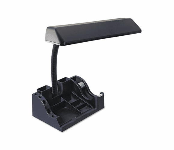 LEDL9083 Deluxe Organizer Fluorescent Desk Lamp, 15-1/2 Inches High, Black By LEDU CORP.