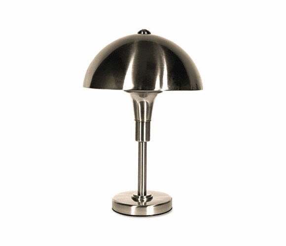 LEDL9097 Table Lamp with Steel Shade, Brushed Steel, 19-1/2 Inches High By LEDU CORP.