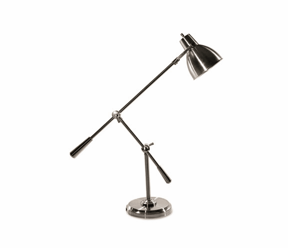 LEDL9099 Full Spectrum Cantilever Post Desk Lamp, Brushed Steel, 30 Inches High By LEDU CORP.