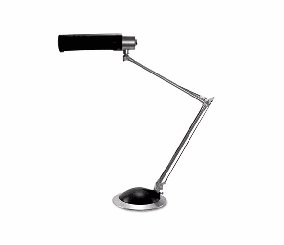LEDL9102 Full Spectrum Cable Suspension Desk Lamp, 30-1/2 Inches High, Black/Silver By LEDU CORP.