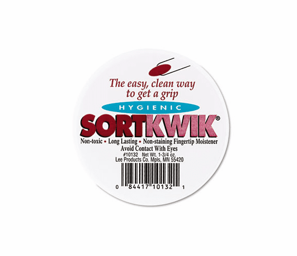 LEE10132 Sortkwik Fingertip Moisteners, 1 3/4 oz, Pink, 2/Pack By LEE PRODUCTS COMPANY