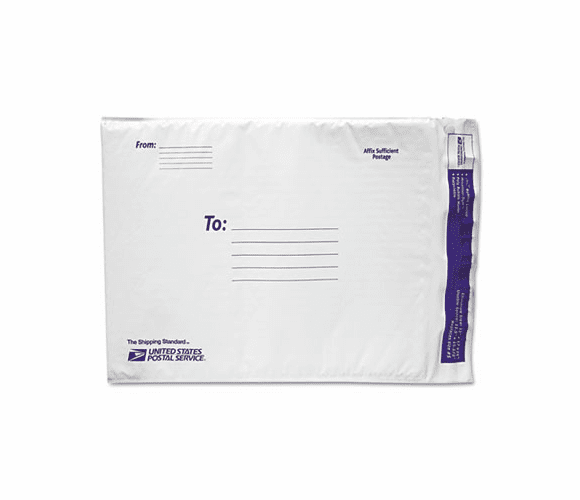 LEP8123125 USPS White Poly Bubble Mailer, #5, White, 25/Pack By LEPAGE'S 2000 INC.