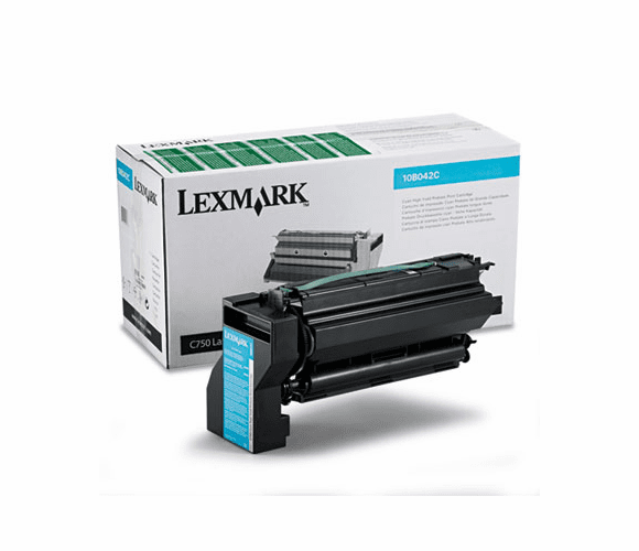 LEX10B042C 10B042C High-Yield Toner, 15000 Page-Yield, Cyan By LEXMARK INT'L, INC.