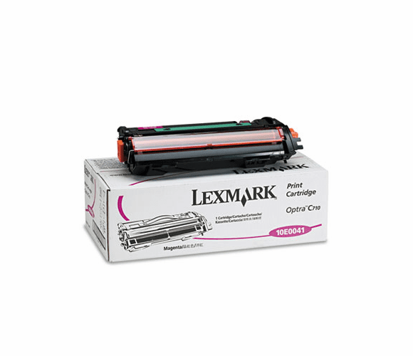 LEX10E0041 10E0041 Toner, 10000 Page-Yield, Magenta By LEXMARK INT'L, INC.