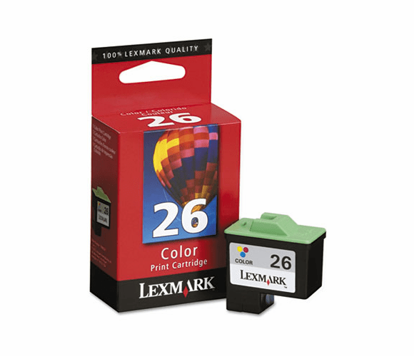 LEX10N0026 10N0026 Ink, 290 Page-Yield, Tri-Color By LEXMARK INT'L, INC.