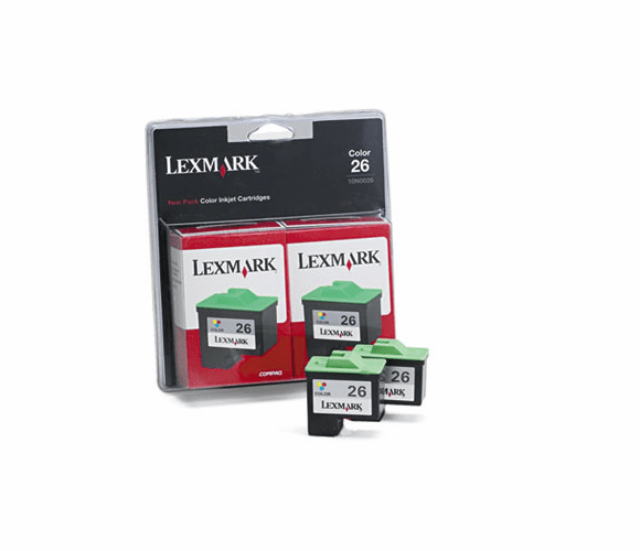 LEX10N0139 10N0139 Ink, 580 Page-Yield, 2/Pack, Tri-Color By LEXMARK INT'L, INC.