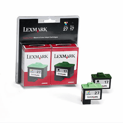 LEX10N0595 10N0595 Ink, 429 Page-Yield, 2/Pack, Black; Tri-Color By LEXMARK INT'L, INC.