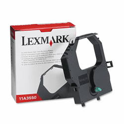 LEX11A3550 11A3550 Ribbon, Black By LEXMARK INT'L, INC.