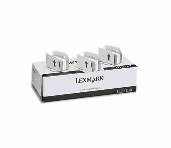 LEX11K3188 Standard Staples for Lexmark T620, Three Cartridges, 15,000 Staples/Box By LEXMARK INT'L, INC.