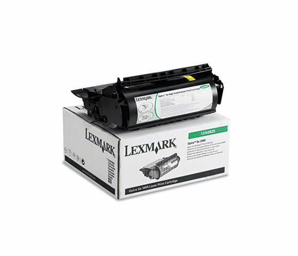 LEX12A0825 12A0825 High-Yield Toner, 23000 Page-Yield, Black By LEXMARK INT'L, INC.