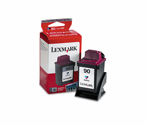 LEX12A1990 12A1990 High-Yield Ink, 450 Page-Yield, Tri-Color By LEXMARK INT'L, INC.