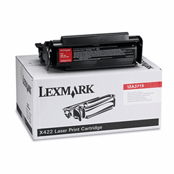 LEX12A3715 12A3715 High-Yield Toner, 12000 Page-Yield, Black By LEXMARK INT'L, INC.