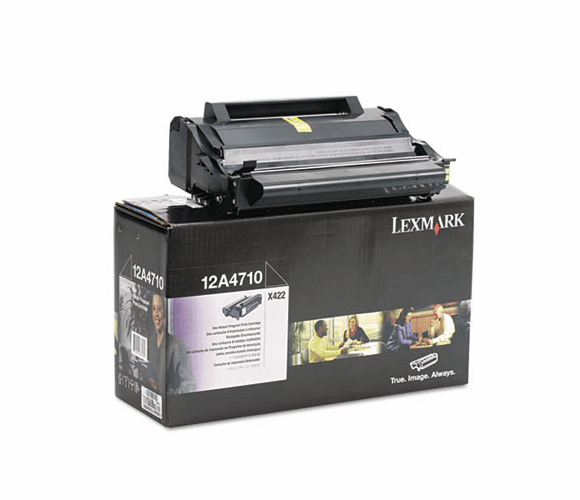 LEX12A4710 12A4710 Toner, 6000 Page-Yield, Black By LEXMARK INT'L, INC.