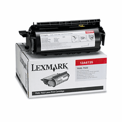LEX12A6735 12A6735 High-Yield Toner, 20000 Page-Yield, Black By LEXMARK INT'L, INC.