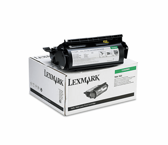 LEX12A6865 12A6865 High-Yield Toner, 30000 Page-Yield, Black By LEXMARK INT'L, INC.