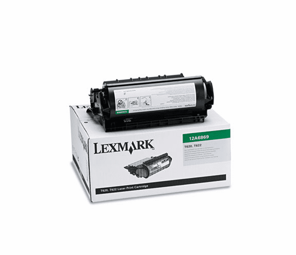 LEX12A6869 12A6869 High-Yield Toner for Labels, 30000 Page-Yield, Black By LEXMARK INT'L, INC.