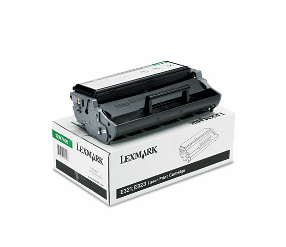 LEX12A7405 12A7405 High-Yield Toner, 6000 Page-Yield, Black By LEXMARK INT'L, INC.