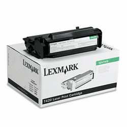 LEX12A7410 12A7410 Toner, 5000 Page-Yield, Black By LEXMARK INT