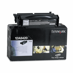LEX12A8420 12A8420 Toner, 6000 Page-Yield, Black By LEXMARK INT'L, INC.