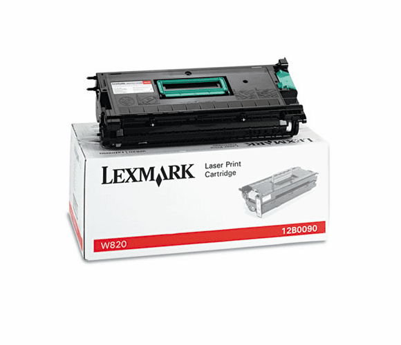 LEX12B0090 12B0090 Toner, 30000 Page-Yield, Black By LEXMARK INT'L, INC.