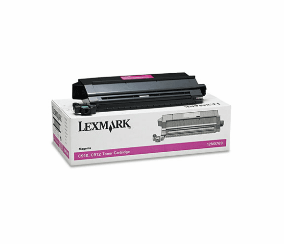 LEX12N0769 12N0769 Toner, 14000 Page-Yield, Magenta By LEXMARK INT'L, INC.