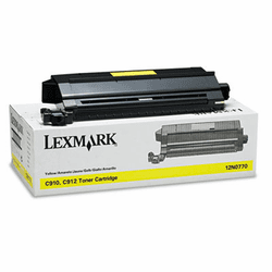LEX12N0770 12N0770 Toner, 14000 Page-Yield, Yellow By LEXMARK INT'L, INC.