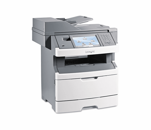 LEX13C1101 X464de Multifunction Laser Printer w/Networking, Faxing & Duplexing By LEXMARK INT'L, INC.