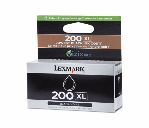 LEX14L0174 14L0174 (200XL) High-Yield Ink, Black By LEXMARK INT'L, INC.