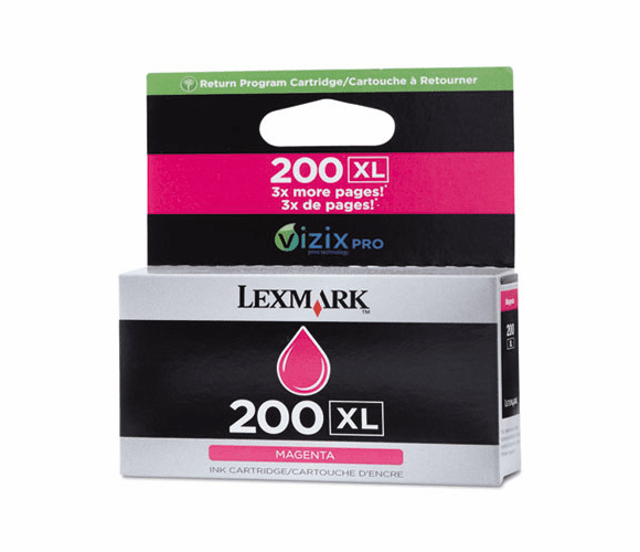 LEX14L0176 14L0176 (200XL) High-Yield Ink, Magenta By LEXMARK INT'L, INC.