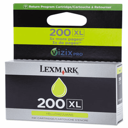 LEX14L0177 14L0177 (200XL) High-Yield Ink, Yellow By LEXMARK INT'L, INC.