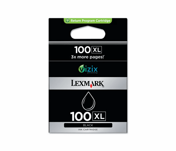 LEX14N0683 14N0683 (100XL) High-Yield Ink, 510 Page-Yield, 2/Pk, Black By LEXMARK INT'L, INC.