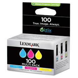 LEX14N0685 14N0685 (100) Ink, 200 Page-Yield, 3/Pk, Cyan, Magenta, Yellow By LEXMARK INT'L, INC.