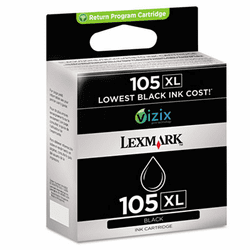 LEX14N0822 14N0822 (105XL) High-Yield Ink, 510 Page-Yield, Black By LEXMARK INT'L, INC. compatible