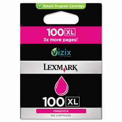 LEX14N1070 14N1070 (100XL) High-Yield Ink, 600 Page-Yield, Magenta By LEXMARK INT